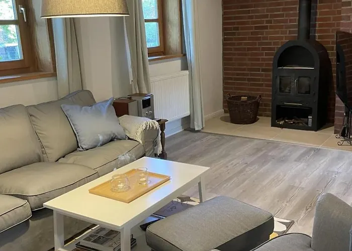 Im Fachwerkstil Mit Sauna Und Garten By Interhome 펜션 *